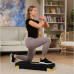 Степ платформа  Hop-Sport HS-PP033AS 3-уровневая черно-золотая - фото №3